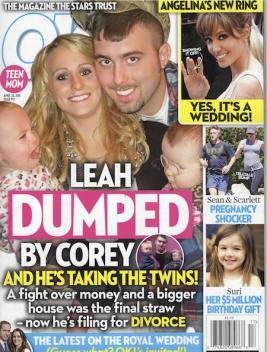 Teen Mom's LEAH MESSER & Corey Simms: It's Over? - The Hollywood ...