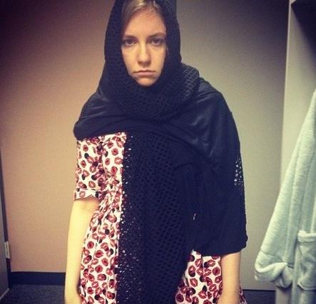 Lena Dunham Muslim Photo