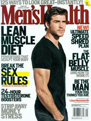 Liam Hemsworth Men's Health Cover