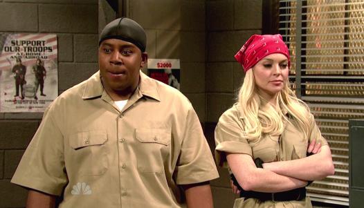 Lindsay Lohan and Kenan Thompson