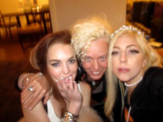 Lindsay Lohan and Lady Gaga