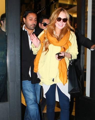 Lindsay Lohan and Vikram Chatwal