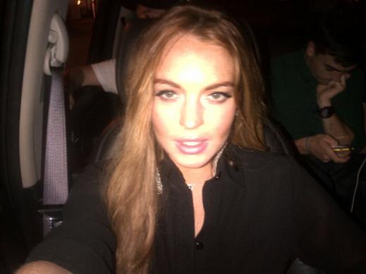 Lindsay Lohan Twit Pic