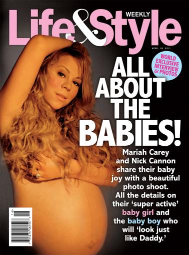 Mariah Carey Nude, Pregnant