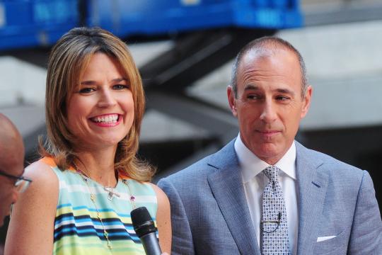 Matt Lauer and Savannah Guthrie