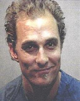 Matthew McConaughey mug shot