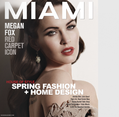 Megan Fox Miami Cover