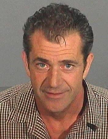 Mel Gibson mug shot