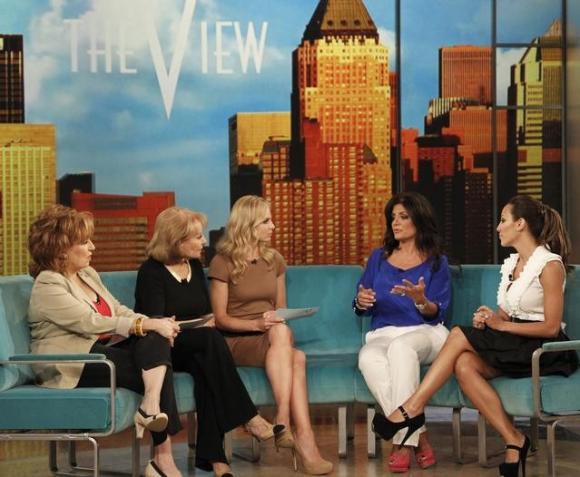 Melissa Gorga and Kathy Wakile on The View