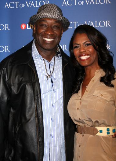 Michael Clarke Duncan and Omarosa