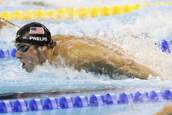 Michael Phelps in the Pool