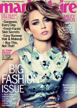 Miley Cyrus Marie Claire Cover