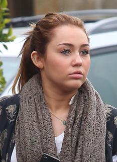 Miley Looks Lost