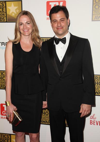 Molly McNearney and Jimmy Kimmel