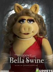 Muppets Twilight Poster: Miss Piggy as Bella