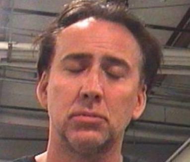 charlie sheen mugshot 2011. Nicolas Cage Mug Shot