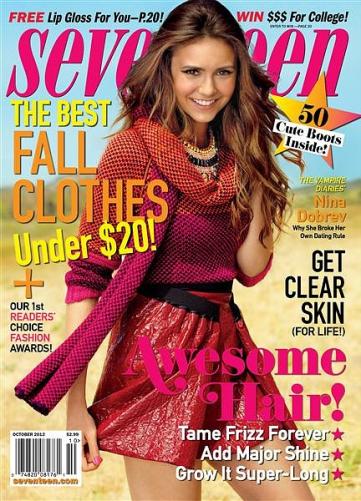 Nina Dobrev Seventeen Cover