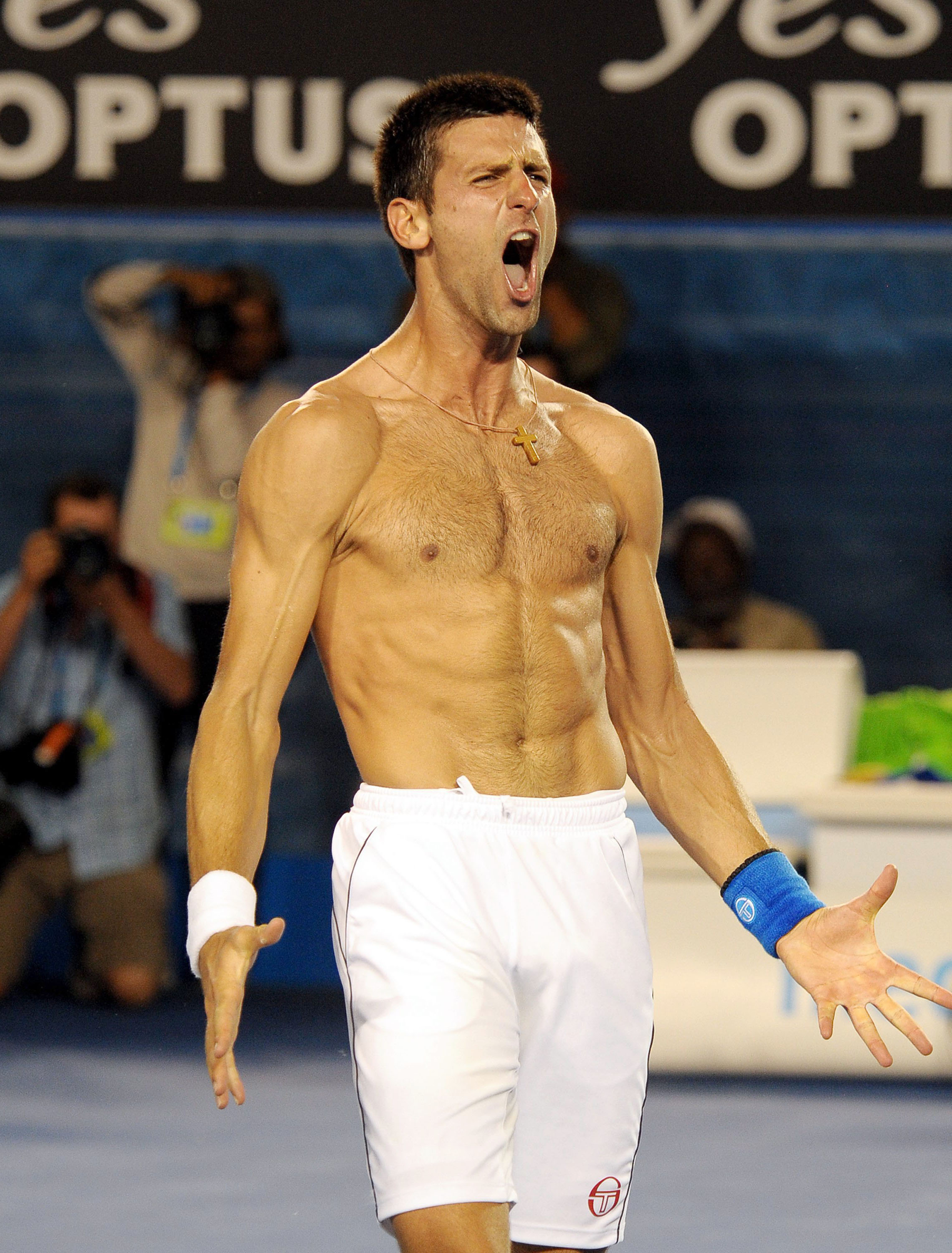 novak djokovic hairstyles. Novak Djokovic Shirtless
