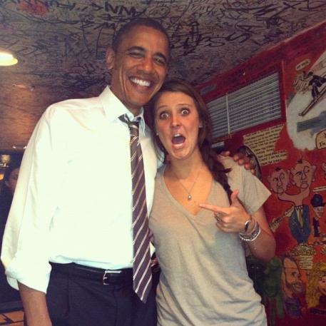 Obama and College Student