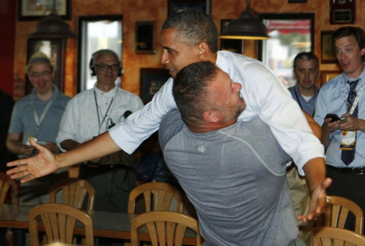 Obama Bear Hug