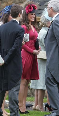 Pippa Middleton, Raspberry Dress