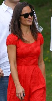 Pippa Middleton, Red Dress