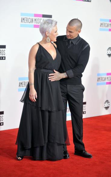 Pregnant Pink and Carey Hart