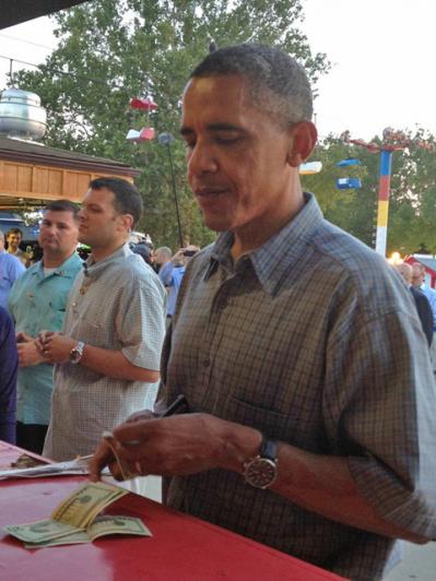 President Obama in Iowa