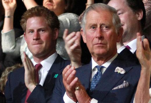 Prince Harry and Prince Charles