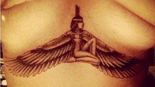 Rihanna Isis Tattoo