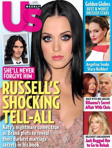 Russell Brand and Katy Perry Us Cover