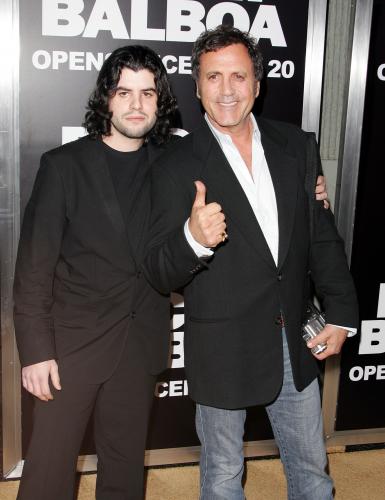 Sage Stallone and Frank Stallone
