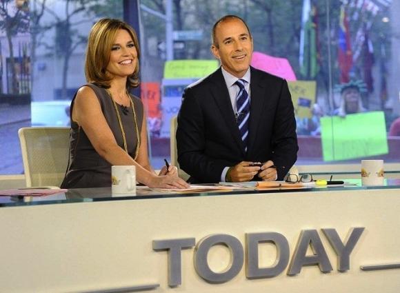 Savannah Guthrie and Matt Lauer