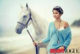 Selena Gomez and a Horse