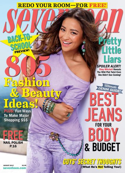 Shay Mitchell Seventeen Cover