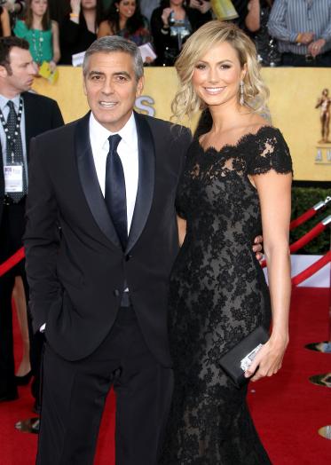 Stacy Keibler, George Clooney Photo