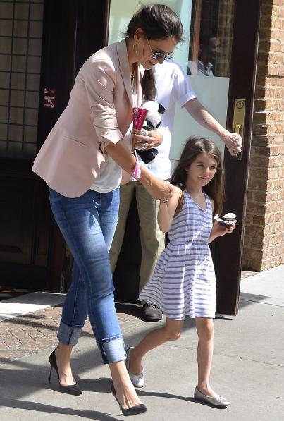 Suri Cruise and Katie Holmes