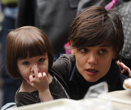 Suri Cruise is a cutie Must have gotten her good looks from some kind of