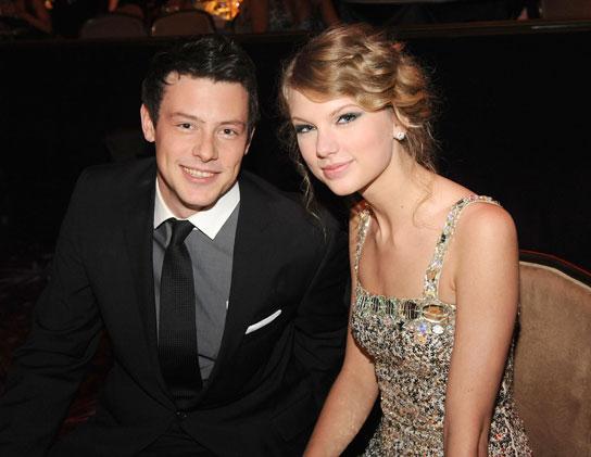 Taylor Swift and Cory Monteith