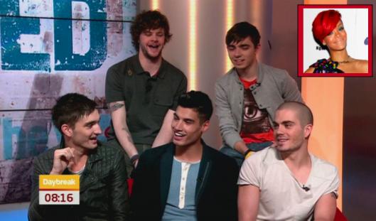 The Wanted to Rihanna: Collaborate With Us!/celebrity gossip