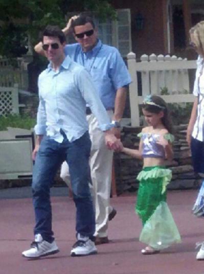 Tom and Suri Cruise