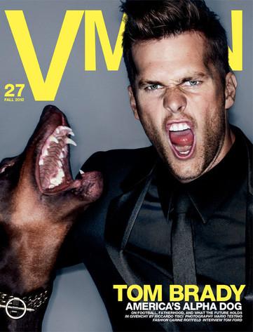 Tom Brady VMAN Cover