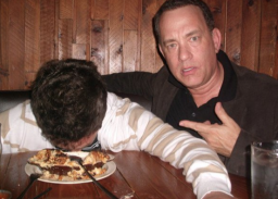 Tom Hanks Drunk Fan Photo
