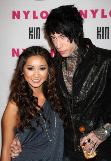 Trace Cyrus and Brenda Song Photo
