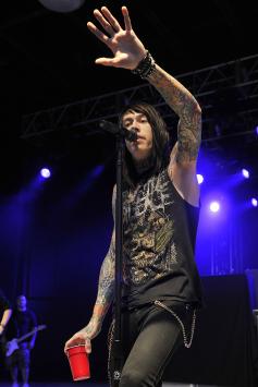 Trace Cyrus on Stage