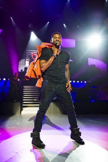 Usher on Stage