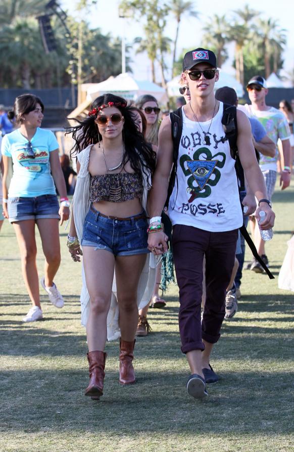 Vanessa Hudgens and Austin Butler at Coachella