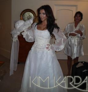 Kim Kardashian Wedding Dress 2011