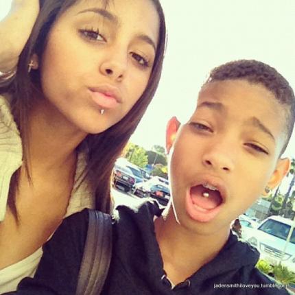 Willow Smith with a Tongue Piercing