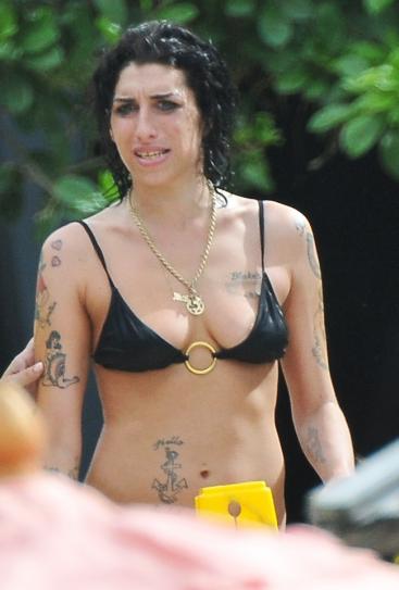 Amy Winehouse in St Lucia Rest and relaxation personified